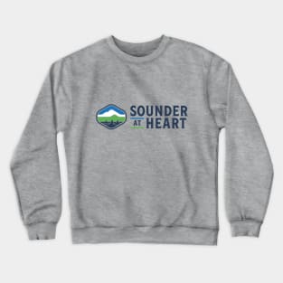 Sounder At Heart Logo Stacked Dark Crewneck Sweatshirt